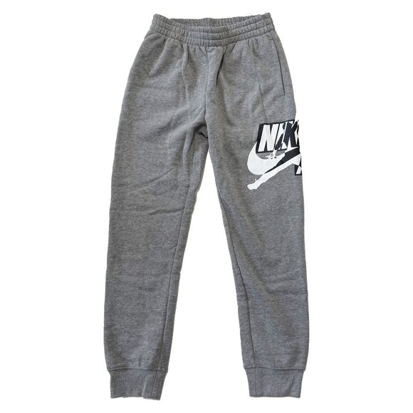 Nike Jordan Boys Joggers Pants Youth Carbon Heather Gray 95A434 - Picture 1 of 3